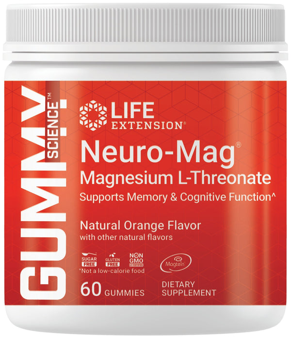 Life Extension Gummy Science Neuro-Mag Magnesium L-Threonate 60 Gummy