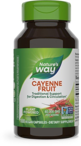 Nature's Way Cayenne Pepper 100 Capsule