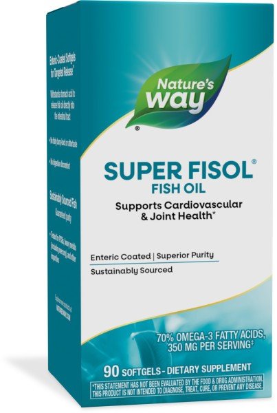 Nature's Way Super Fisol Fish Oil 90 Softgel