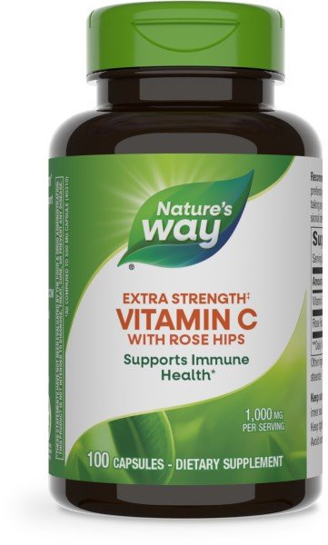 Nature's Way Vitamin C 1000mg With Rose Hips 100 Capsule