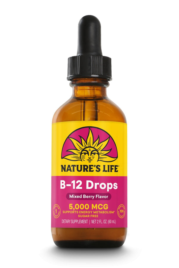 Natures Life B-12 Methlycobalamin Wild Berry 2 oz Liquid