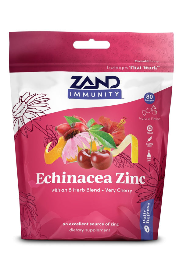 Zand HerbaLozenge Cherry Echinacea Zinc 80 Lozenge