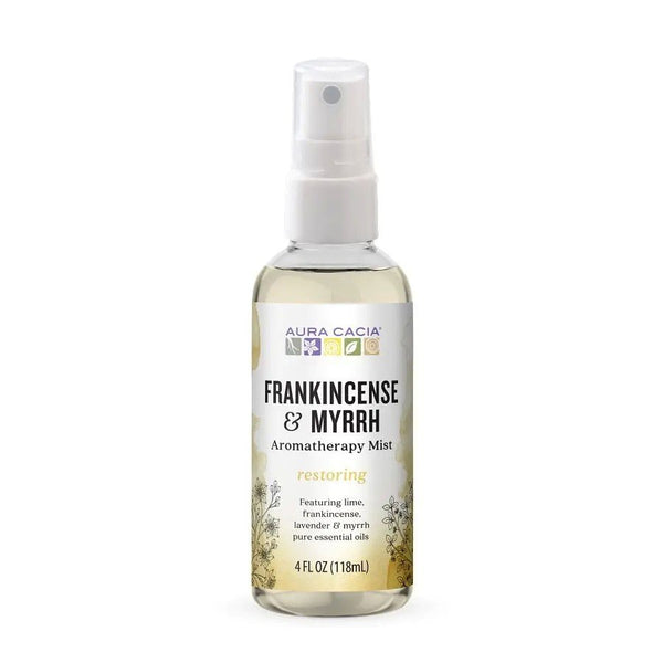 Aura Cacia Frankincense & Myrrh Mist 4 fl oz Spray