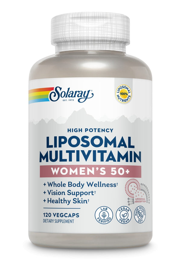 Solaray Women's High Potency Liposomal Multivitamin 50+ 120 Vegetarian Capsules