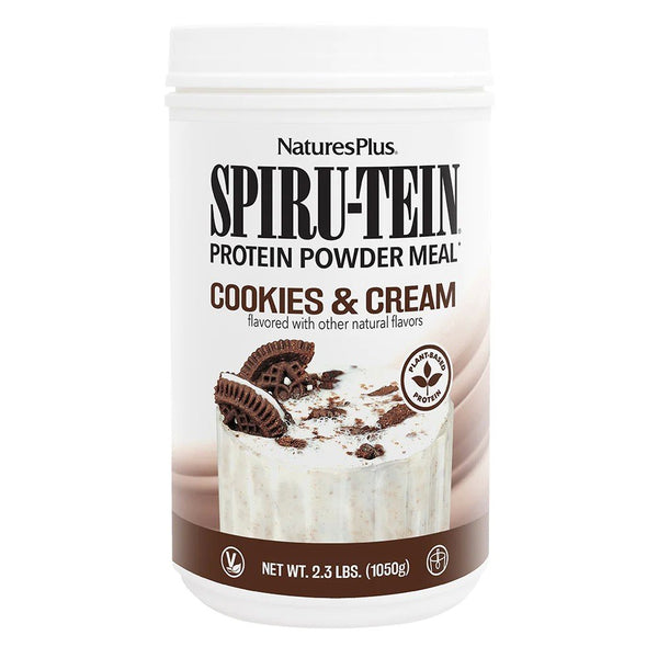 Nature's Plus Spiru-Tein (Spirutein) Shake - Cookies & Cream 2.3 lbs Powder