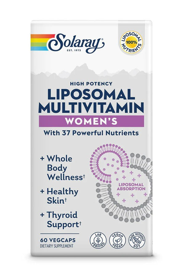 Solaray Women's High Potency Liposomal Multivitamin 60 Vegetarian Capsules