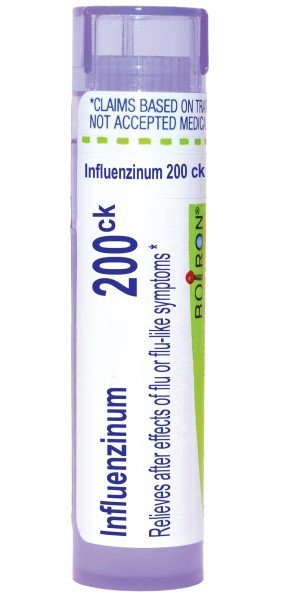 Boiron Influenzinum 200CK Homeopathic Single Medicine For Cough, Cold & Flu 80 Pellet