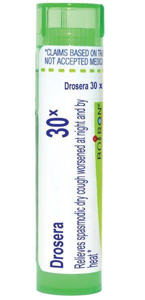 Boiron Drosera 30X Homeopathic Single Medicine For Cough, Cold & Flu 80 Pellet