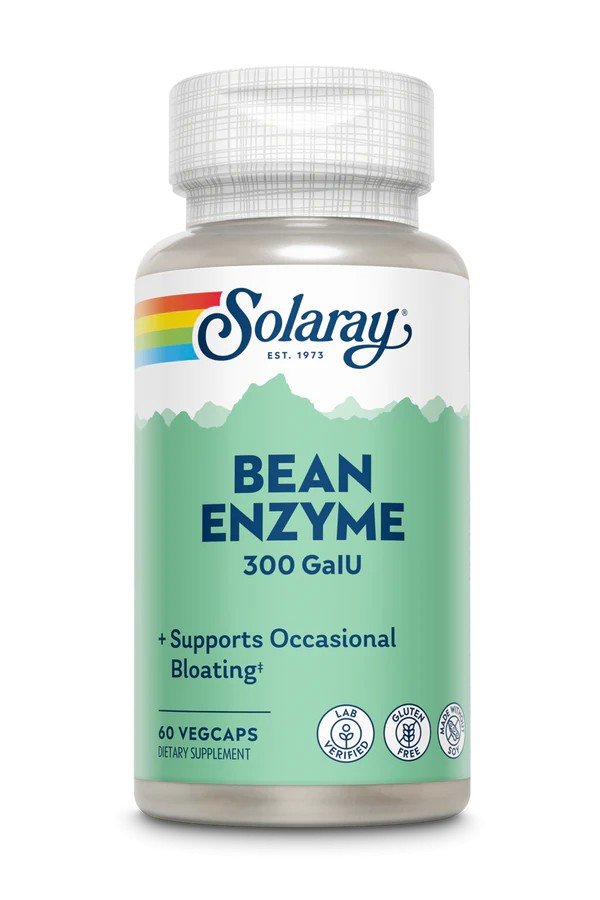 Solaray Bean Enzyme 60 Vegetarian Capsules