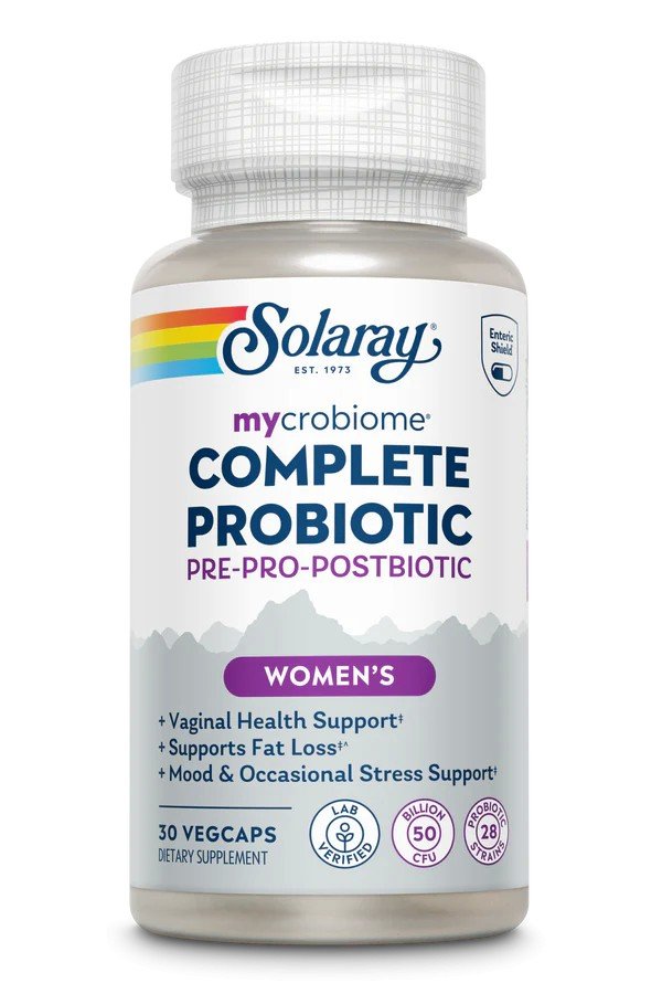 Solaray Mycrobiome Complete Probiotic -Women's 30 Vegetarian Capsules