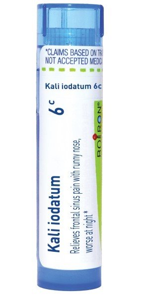 Boiron Kali Iodatum 6C Homeopathic Single Medicine For Cough, Cold & Flu 1 Tube Pellet