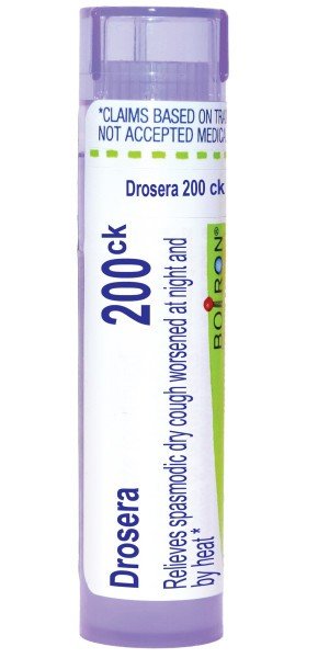 Boiron Drosera 200CK Homeopathic Single Medicine For Cough, Cold & Flu 80 Pellet