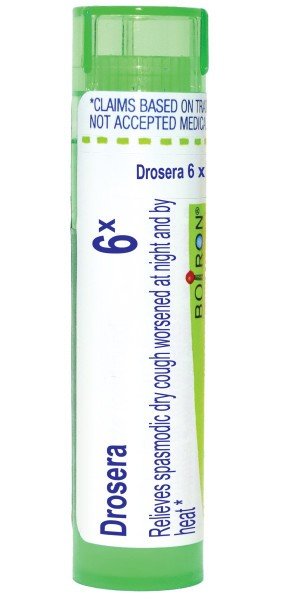 Boiron Drosera 6X Homeopathic Single Medicine For Cough, Cold & Flu 80 Pellet