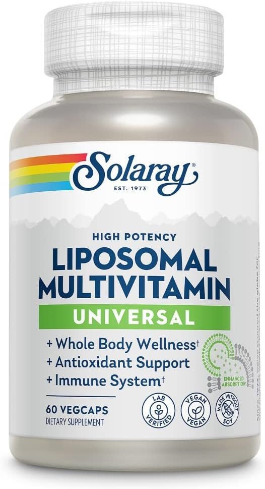 Solaray High Potency Universal Liposomal Multivitamin 60 Vegetarian Capsules