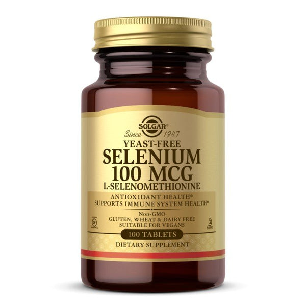 Solgar Selenium 100 mcg Yeast-Free 100 Tablet