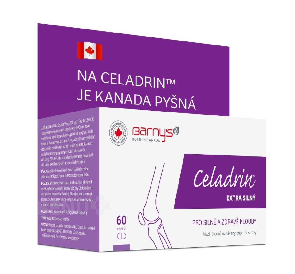 Barny's Celadrin Extra Strong 60 caps.