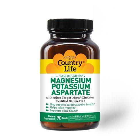 Country Life Magnesium-Potassium-Aspartate 90 Tablet