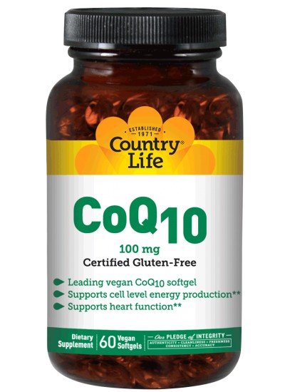 Country Life CoQ10 100mg 60 VegCap