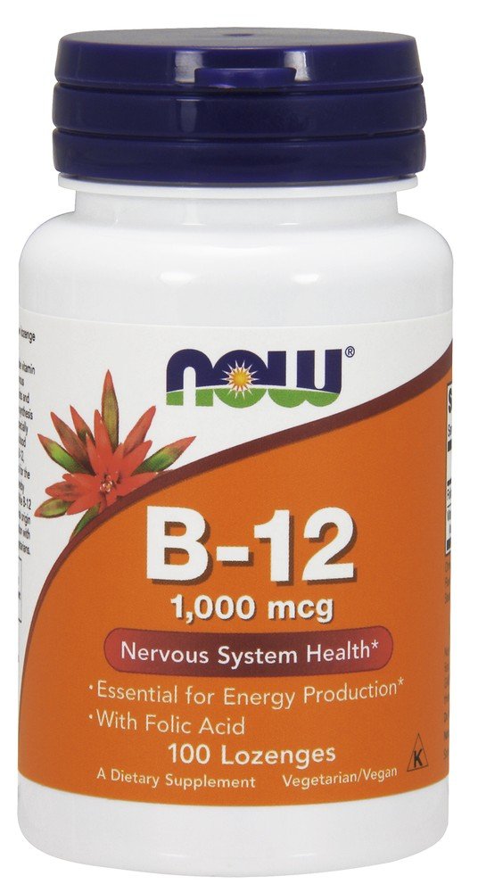Now Foods B-12 1000mcg 100 Lozenge
