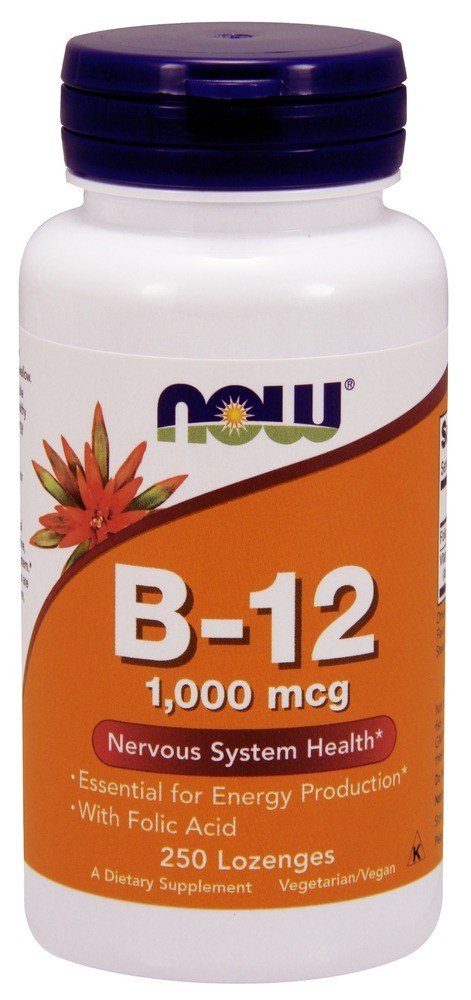 Now Foods B-12 1000mcg 250 Lozenge