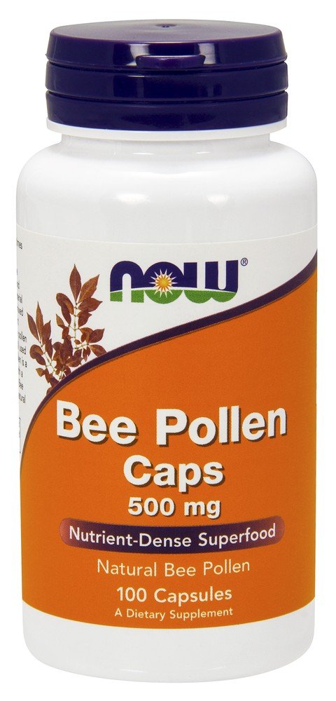 Now Foods Bee Pollen 500mg 100 Capsule
