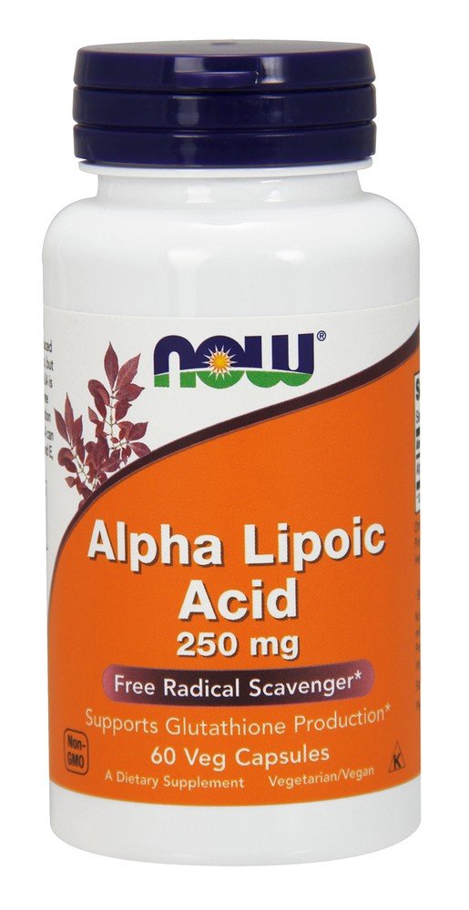 Now Foods Alpha Lipoic Acid 250 mg 60 Capsule