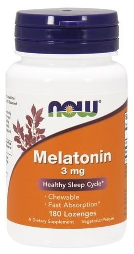 Now Foods Melatonin 3mg 180 Lozenge