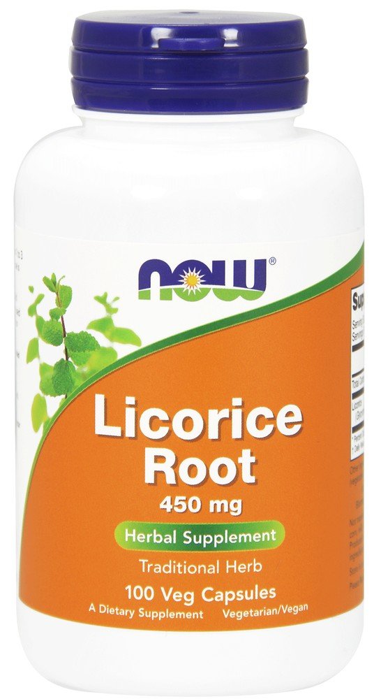 Now Foods Licorice Root 450mg 100 Capsule