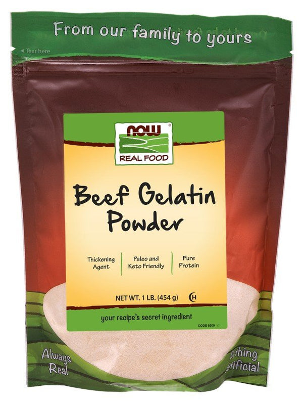 Now Foods Beef Gelatin Powder 1 lbs Powder