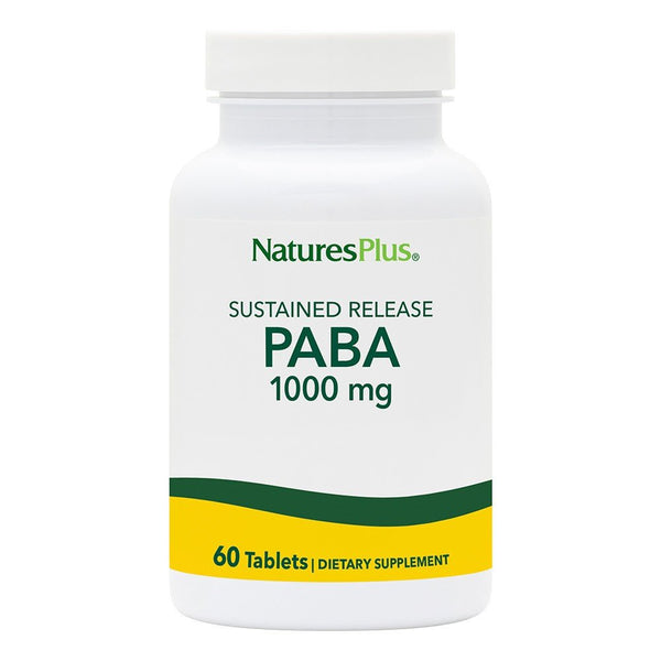 Nature's Plus Paba 1,000mg Time Release 60 Sustained Release Tablet
