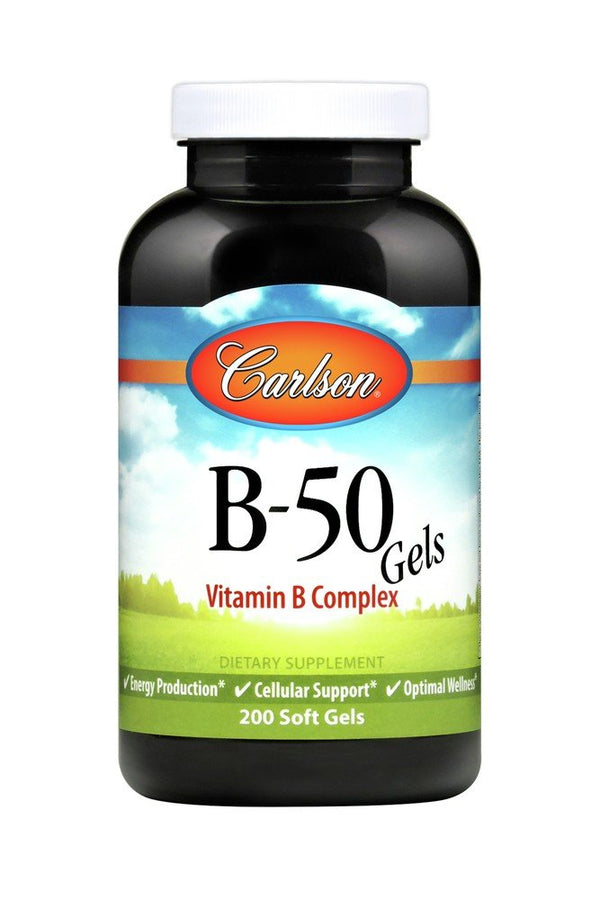 Carlson Laboratories B 50 Gel 200 Softgel