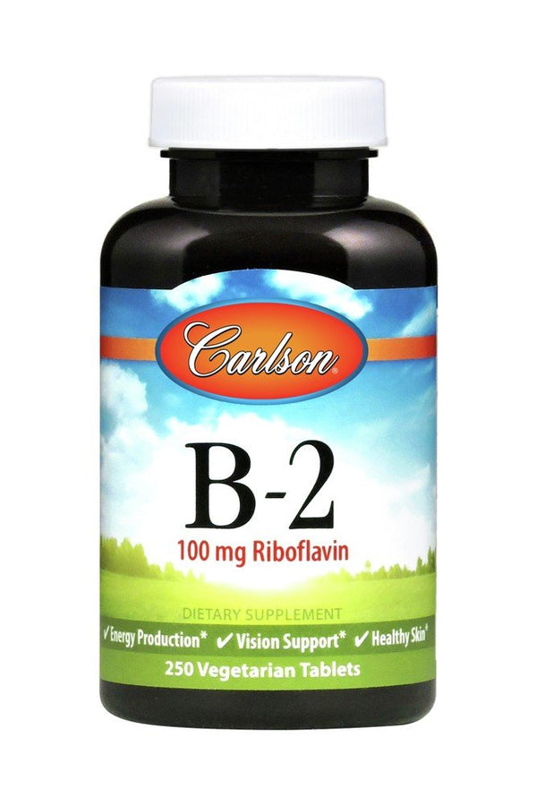 Carlson Laboratories Vitamin B-2 100mg 250 Tablet