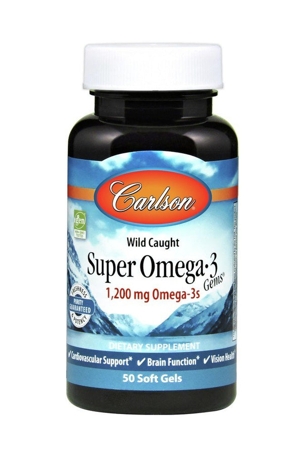 Carlson Laboratories Super Omega-3 Gems 50 Softgel