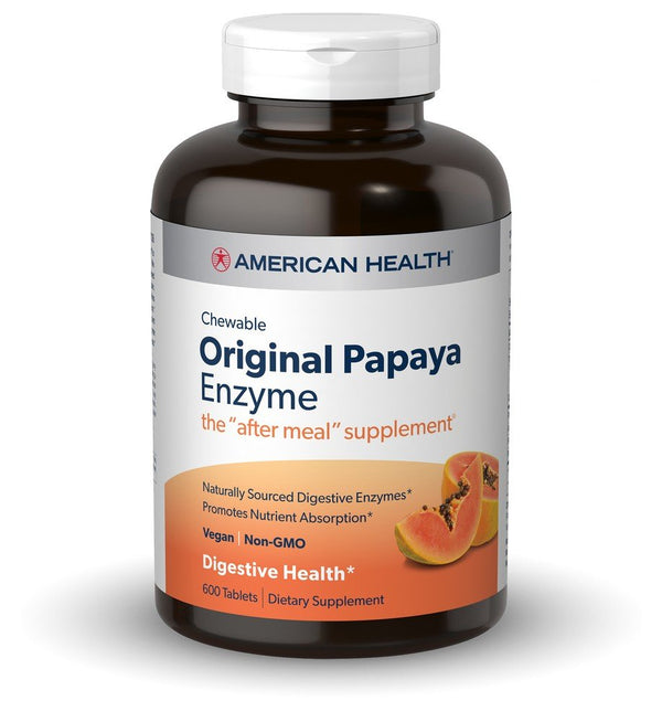 American Health Products Original Papaya Enzyme 600 Chewable
