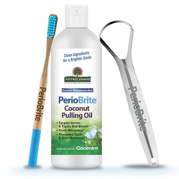 Nature's Answer PerioBrite Coconut Pulling Oil 8 oz Liquid