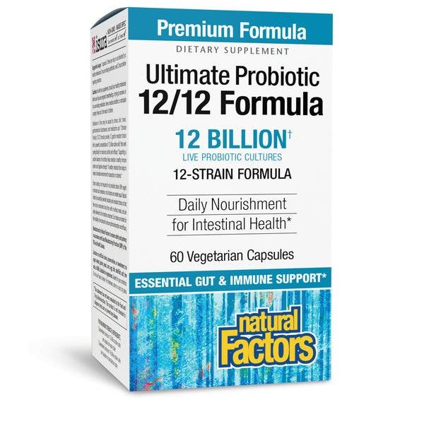 Natural Factors Ultimate Probiotic 12/12 Formula 60 VegCap