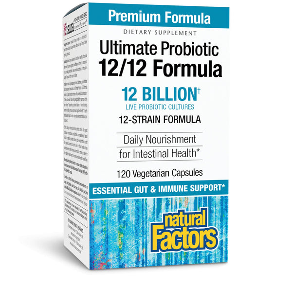 Natural Factors Ultimate Probiotic 12/12 Formula 120 VegCap