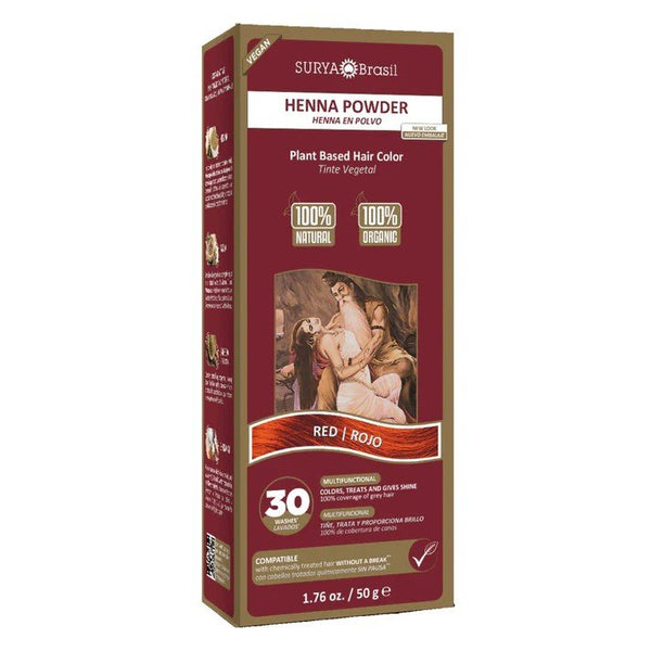 Surya Nature, Inc Henna Red Powder 1.76 oz Powder