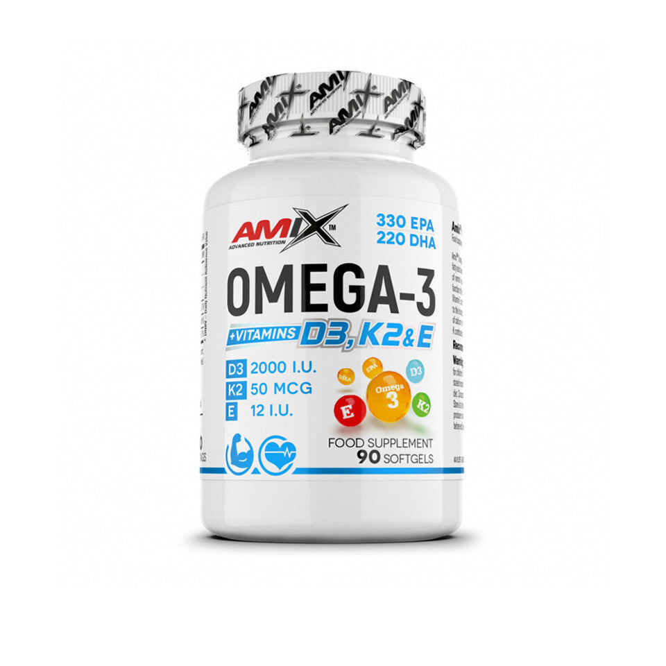 Amix Omega D3+K2+E - 90 capsules