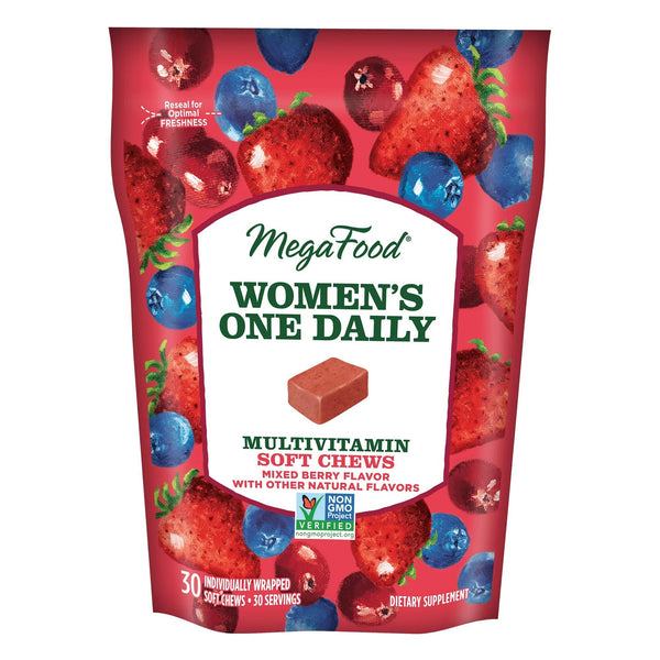 MegaFood Women's One Daily Soft Chews Mixed Berry 30 Chewable