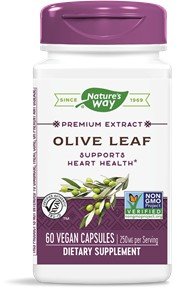 Nature's Way Olive Leaf Extract Standardized 60 Capsule