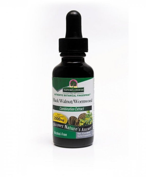Nature's Answer Black Walnut & Wormwood No Alcohol 1 oz Liquid
