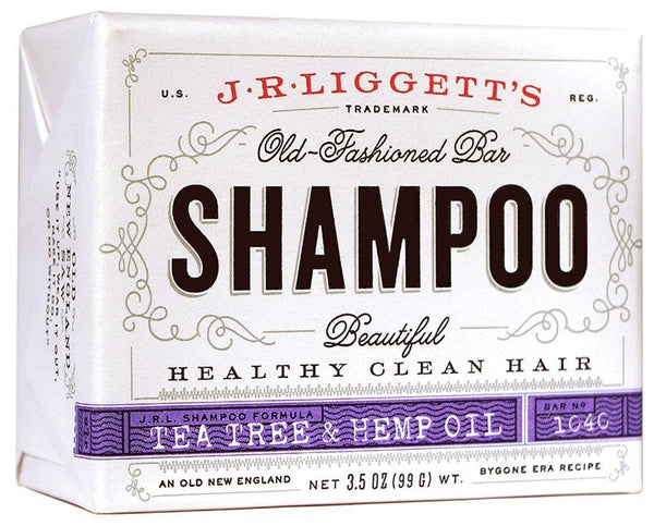 J.R. Liggett Shampoo-Tea Tree & Hemp Oil Formula 3.5 oz Bar Soap