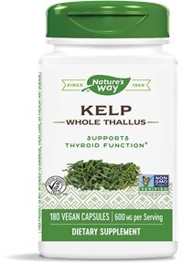 Nature's Way Kelp 600mg 180 Capsule