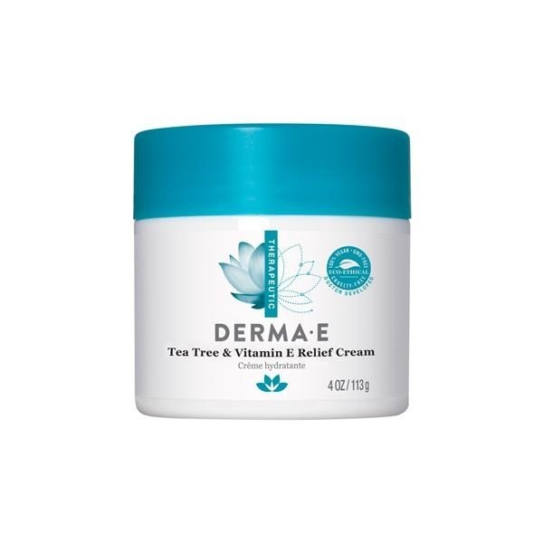 Derma-E Tea Tree and Vitamin E Relief Cream 4 oz Cream