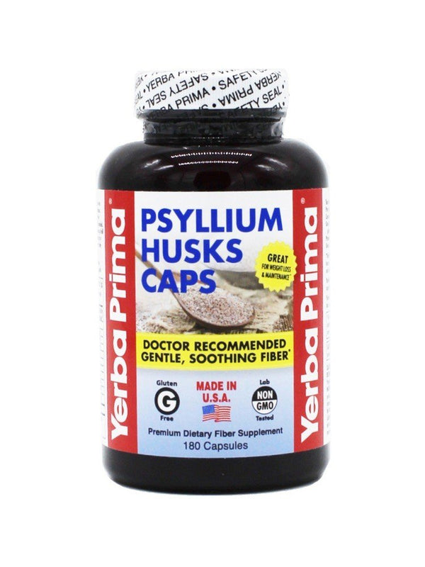Yerba Prima Psyllium Husks Caps 180 Capsule