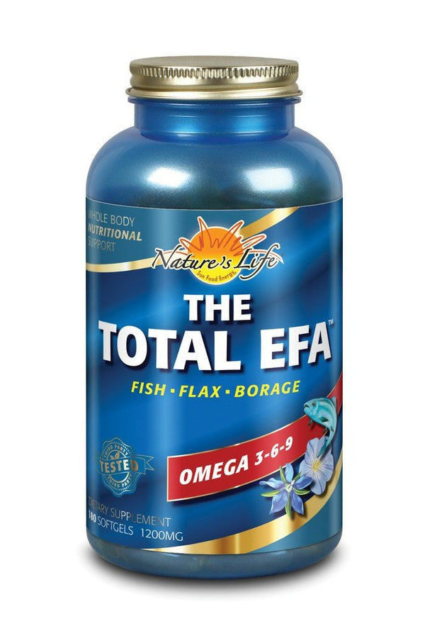 Natures Life The Total EFA- Fish/Borage/EPO 180 Softgel