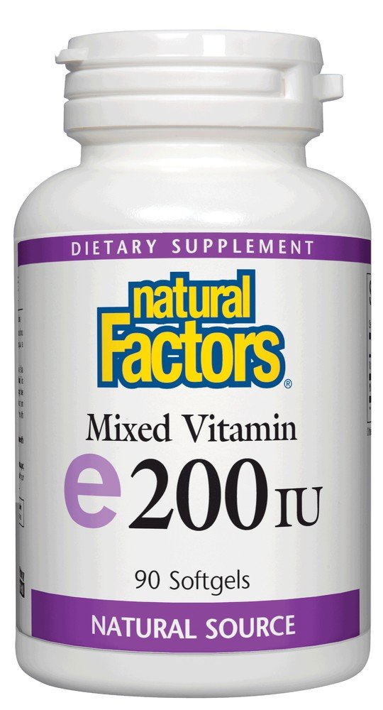 Natural Factors Mixed E 200 IU 90 Softgel