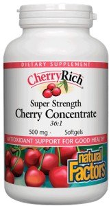 Natural Factors CherryRich 90 Softgel