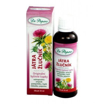 Dr. Popov Liver-Gallbladder Herb Drops 50ml